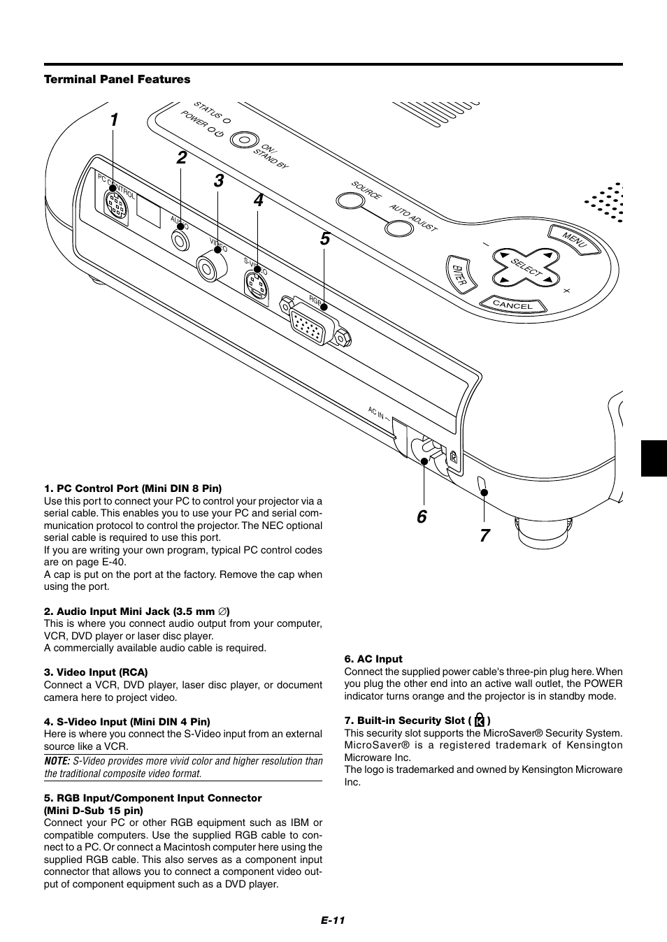 NEC LT75Z User Manual | Page 11 / 40