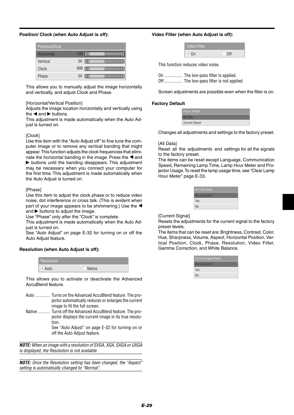 NEC LT75Z User Manual | Page 29 / 40