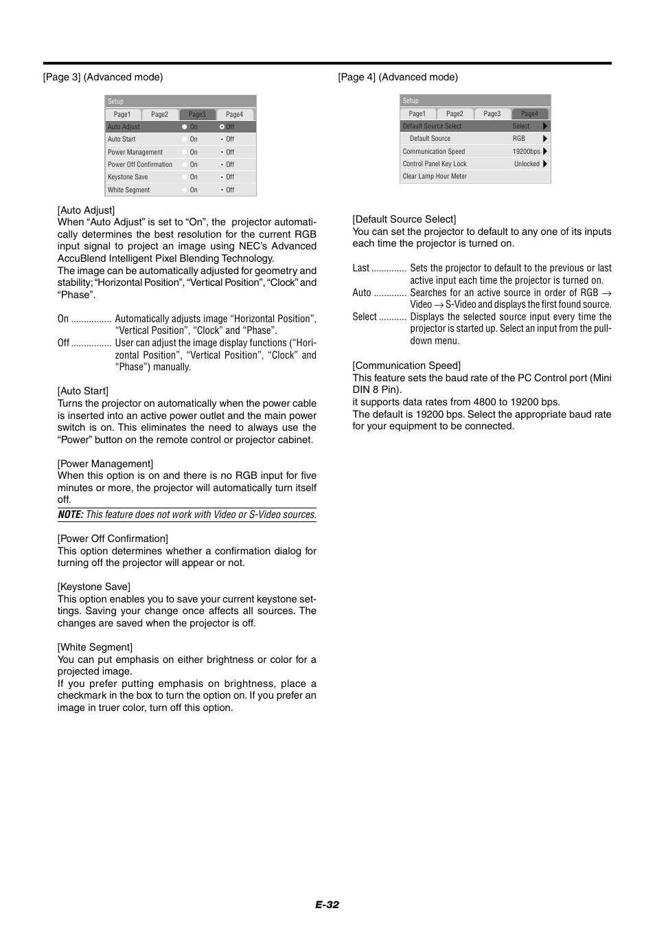 NEC LT75Z User Manual | Page 32 / 40