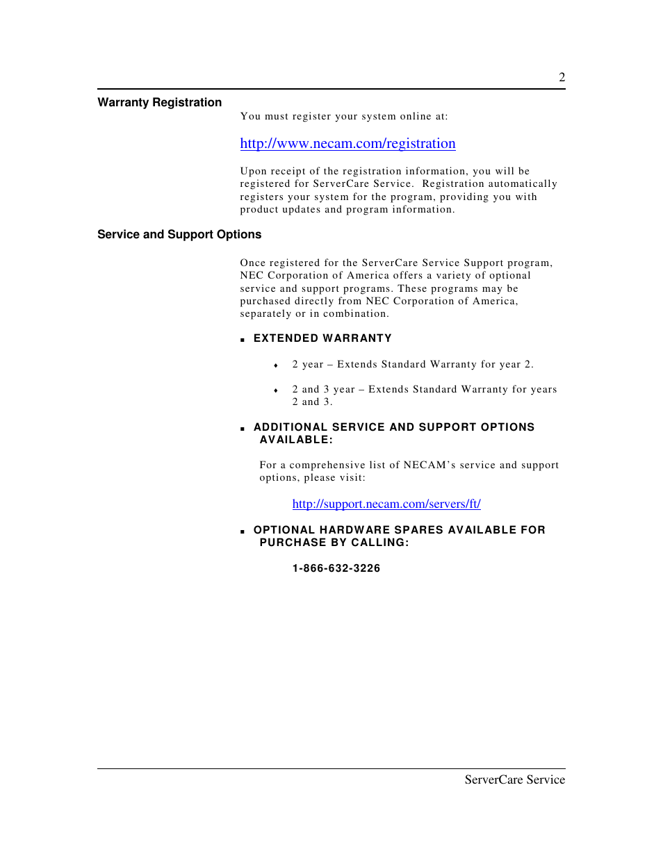 NEC Care Express5800/FT User Manual | Page 8 / 14