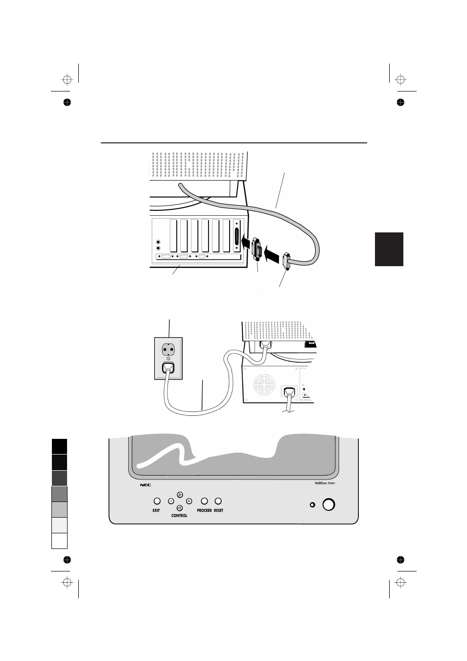 Abbildung b.1), Abbildung b1), Monitors (abbildung c.1) | Itor (abbildung d.1), D - 3, Abbildung b.1 abbildung c.1 abbildung d.1 | NEC A700 Plus User Manual | Page 19 / 76