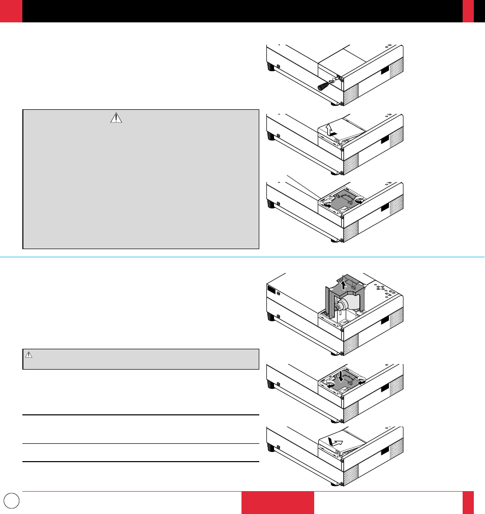 Replacing the lamp | NEC MT1035 User Manual | Page 41 / 53