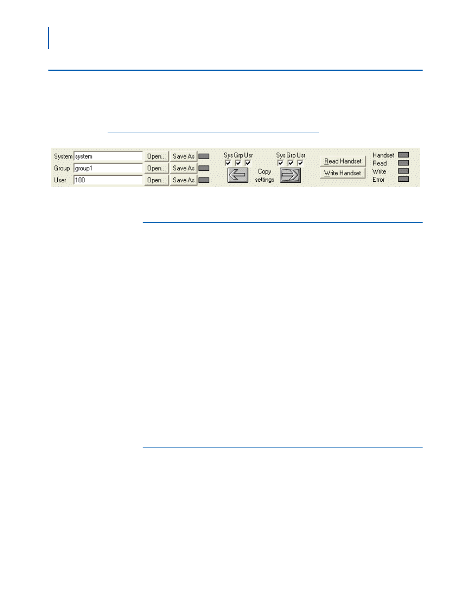 The settings editor toolbar, File management, Copy settings | The settings editor toolbar -4, File management -4 copy settings -4, Settings editor toolbar -4 | NEC MH160 User Manual | Page 38 / 46