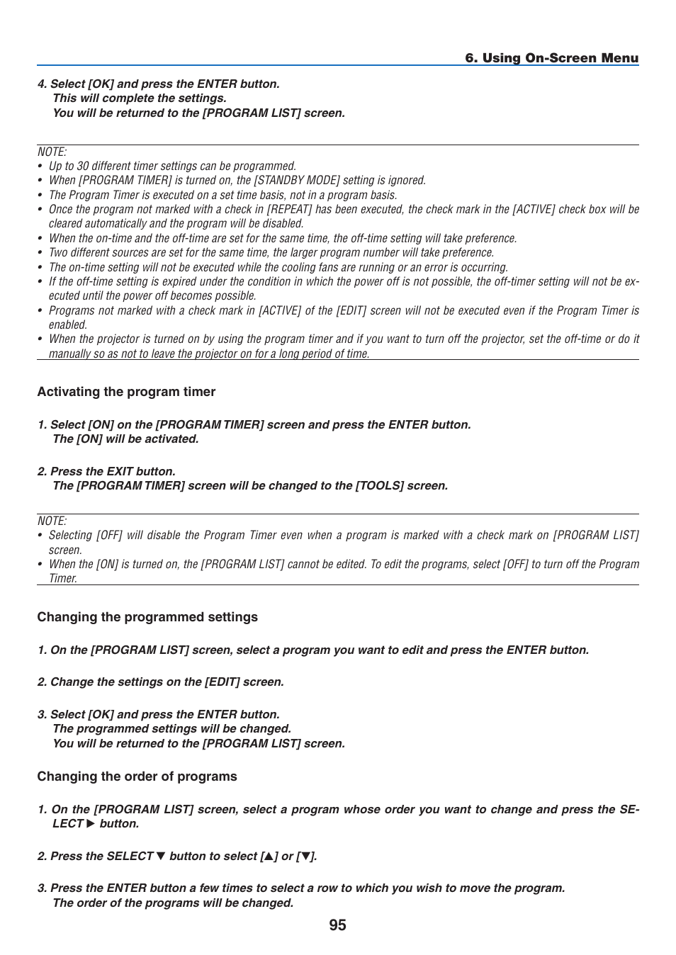 NEC NP3151W User Manual | Page 109 / 172