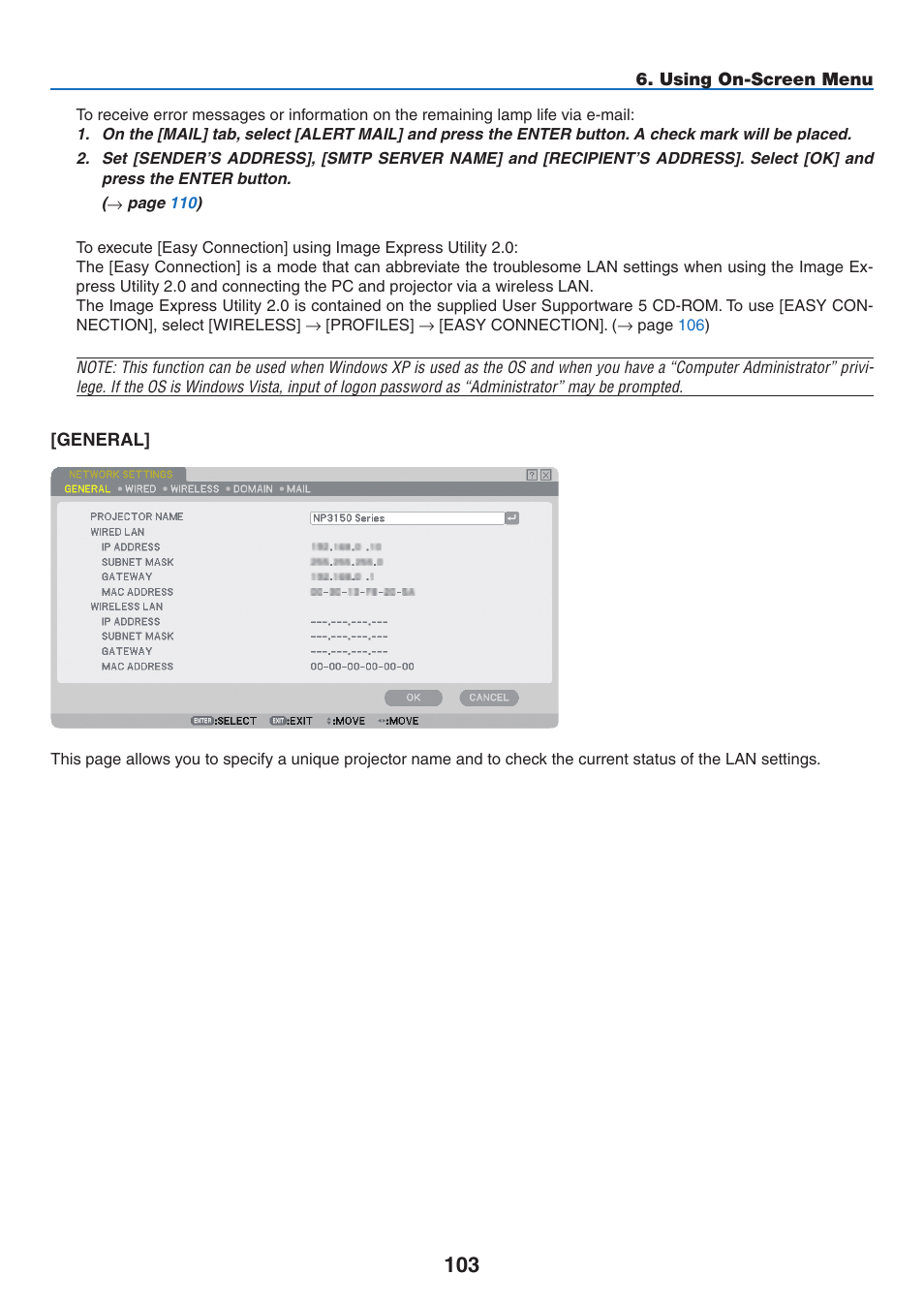 NEC NP3151W User Manual | Page 117 / 172