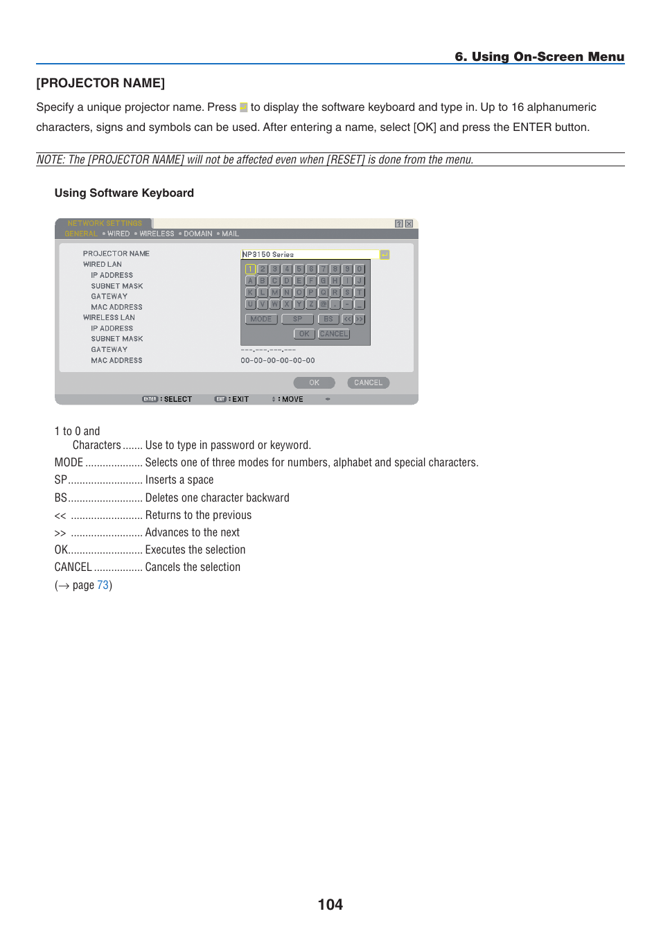 NEC NP3151W User Manual | Page 118 / 172