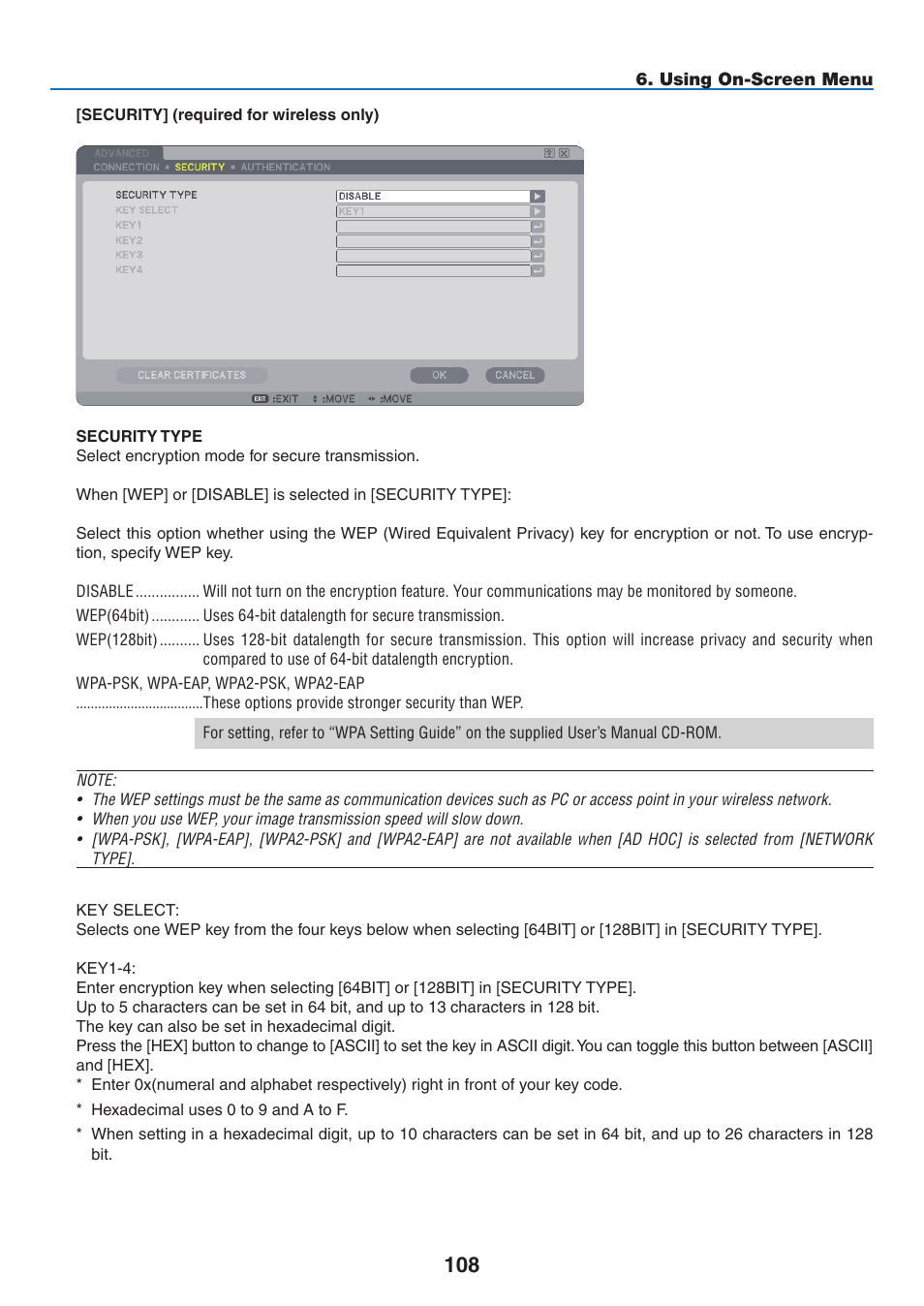 NEC NP3151W User Manual | Page 122 / 172