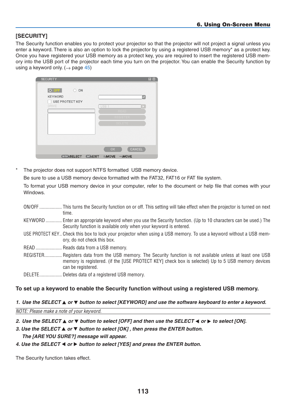 NEC NP3151W User Manual | Page 127 / 172