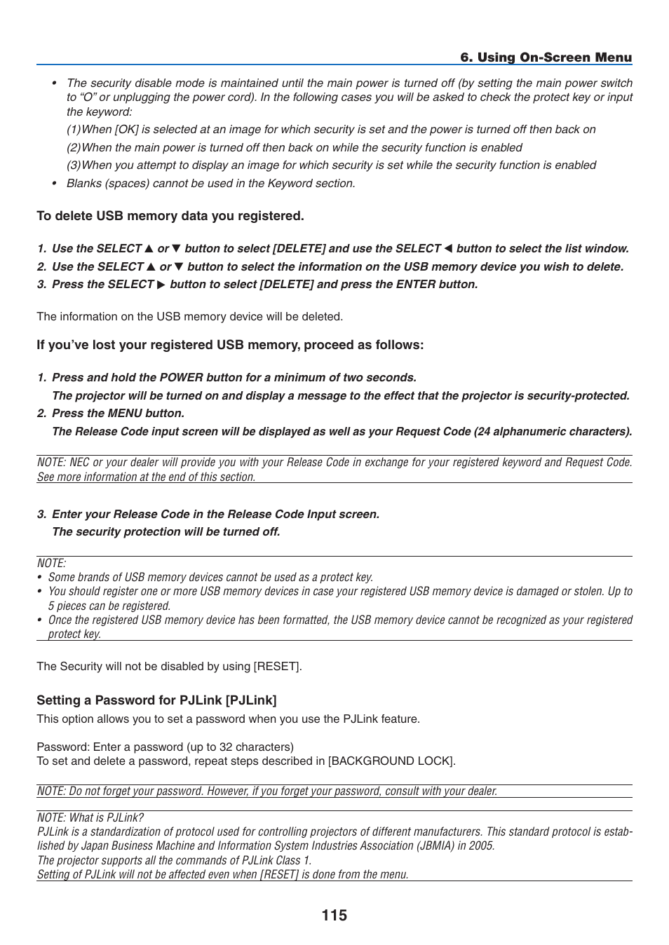 NEC NP3151W User Manual | Page 129 / 172