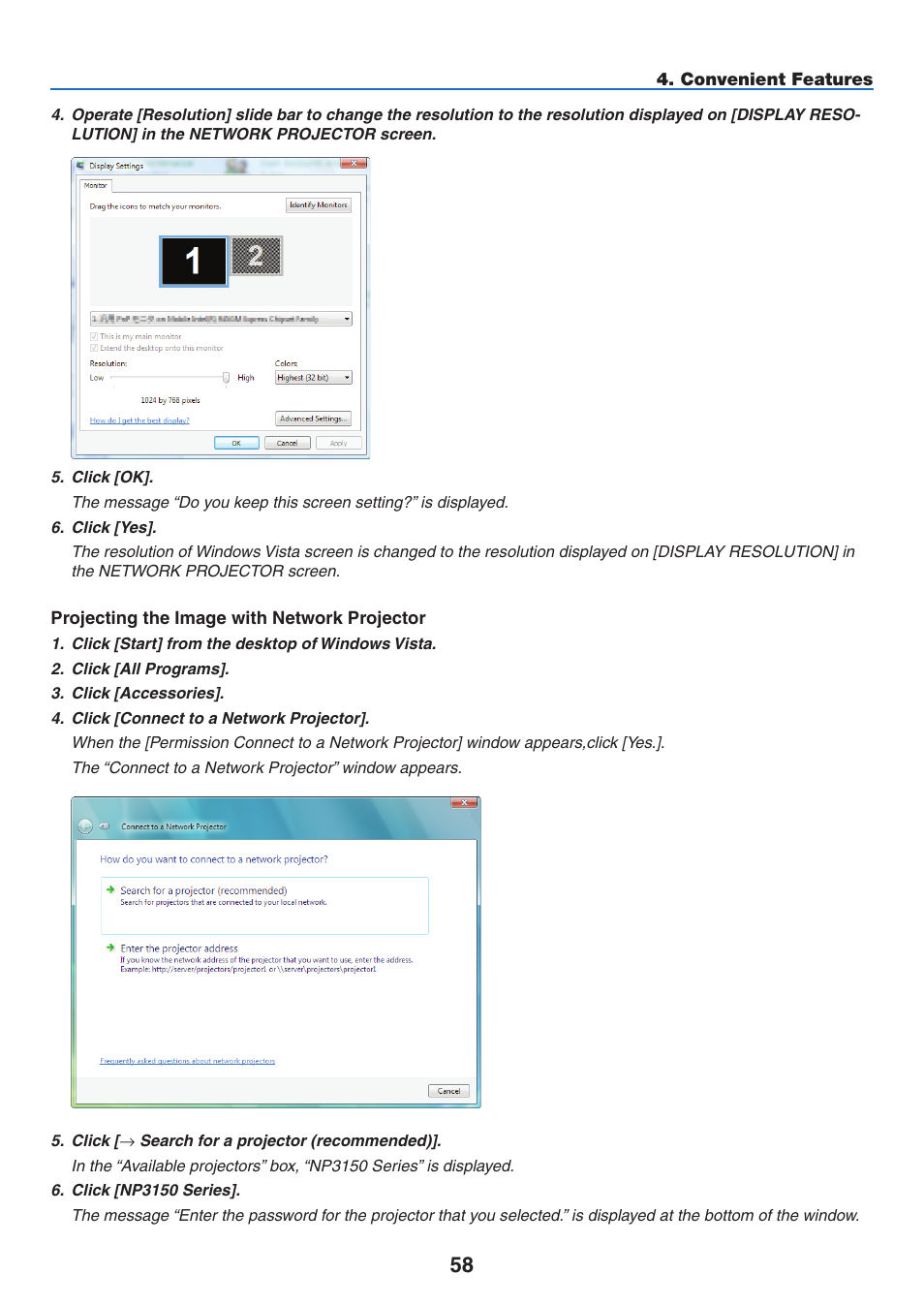 NEC NP3151W User Manual | Page 72 / 172