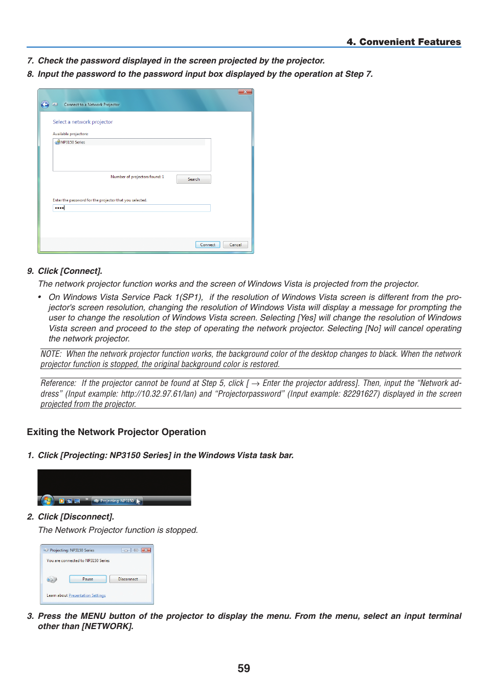 NEC NP3151W User Manual | Page 73 / 172