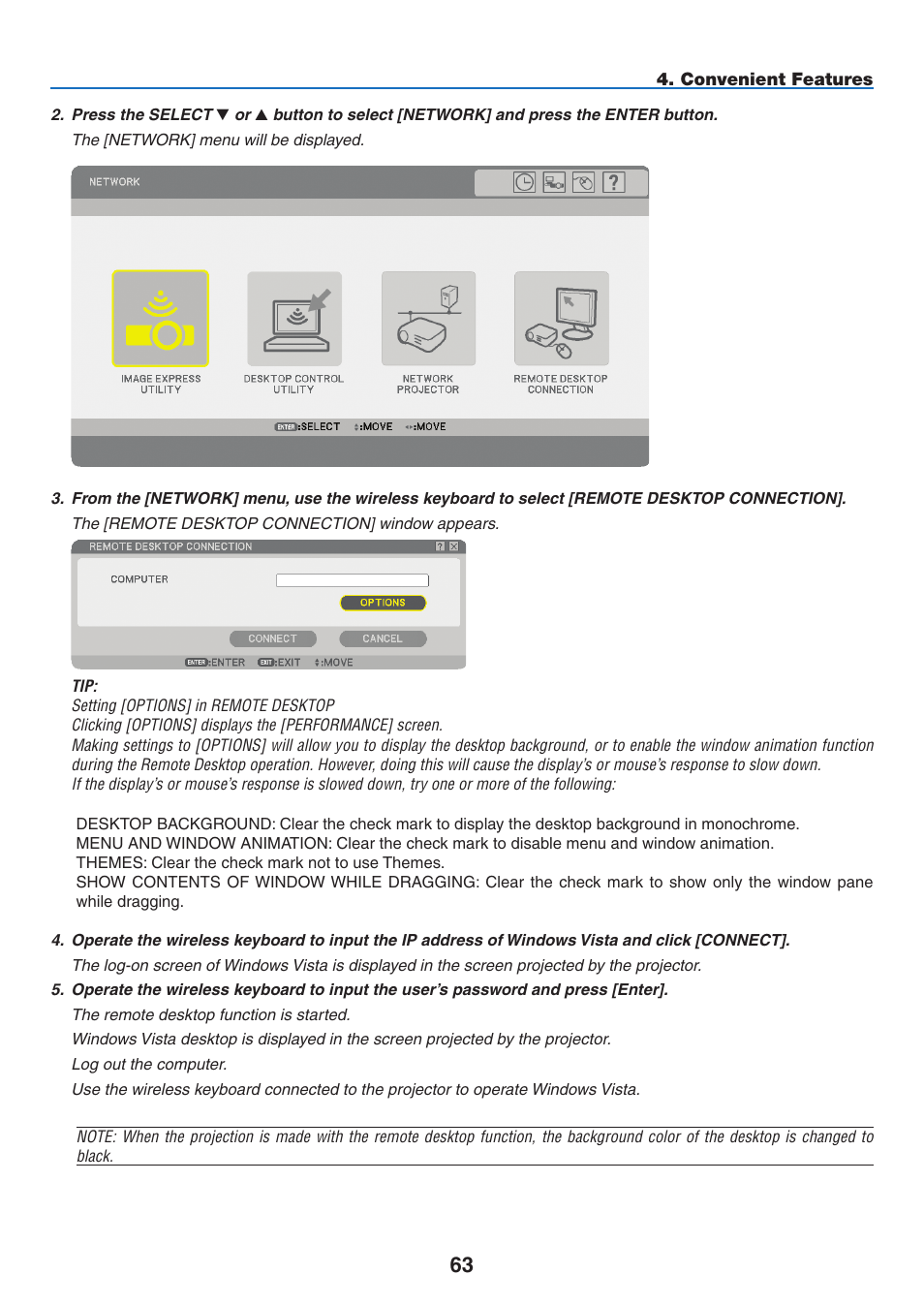 NEC NP3151W User Manual | Page 77 / 172