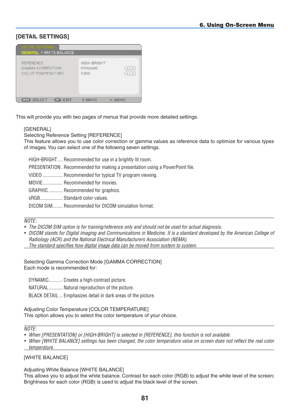 NEC NP3151W User Manual | Page 95 / 172