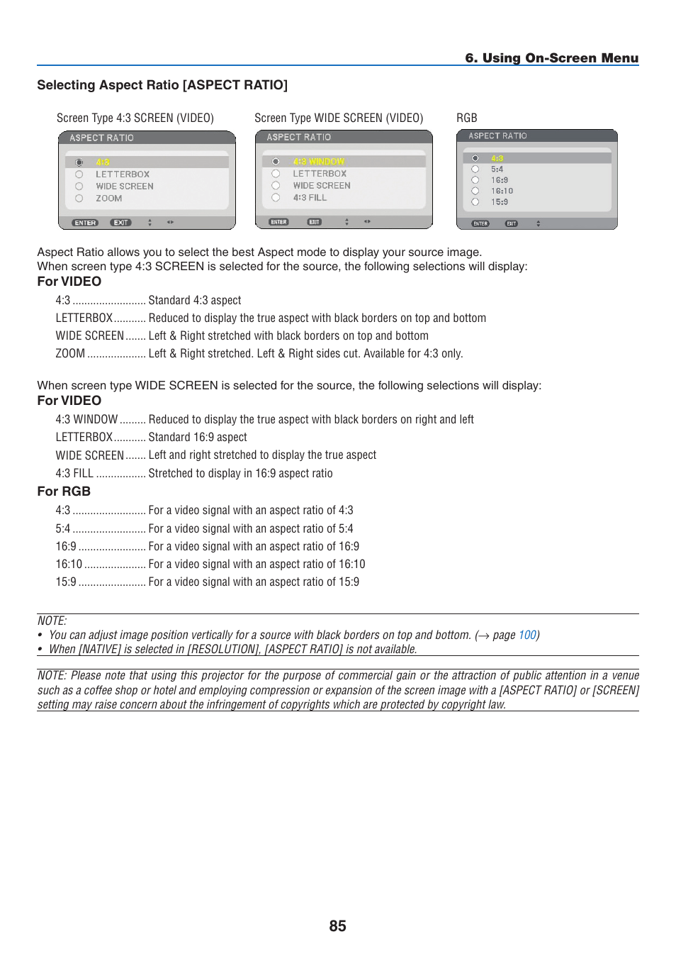 NEC NP3151W User Manual | Page 99 / 172