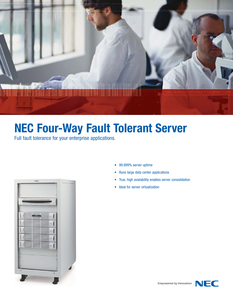 NEC Express5800/340Hb-R User Manual | 4 pages