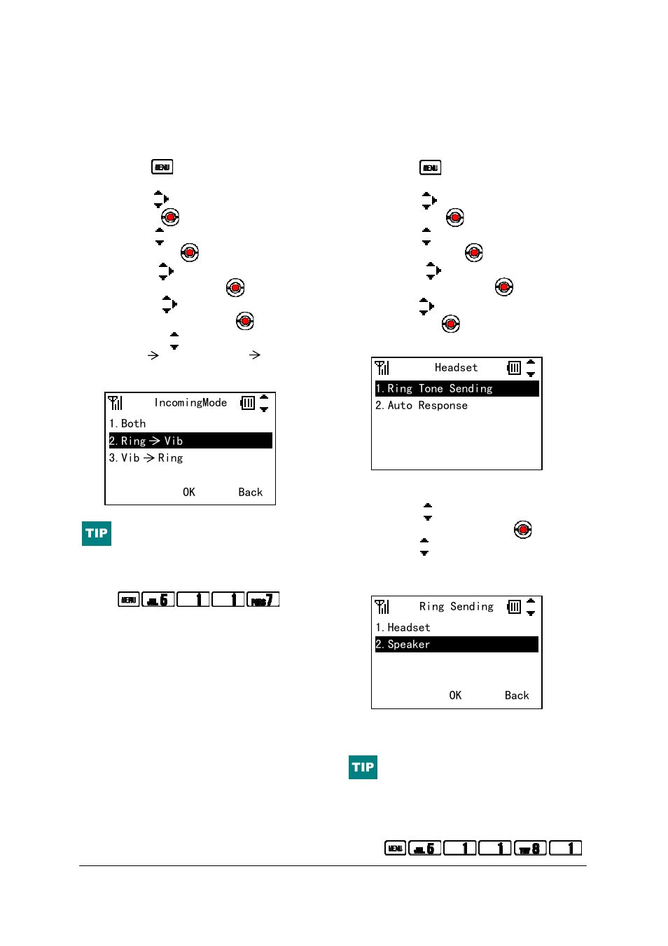 Incoming mode, Headset | NEC IP3AT-8WV(AUSTRALIA) User Manual | Page 56 / 104