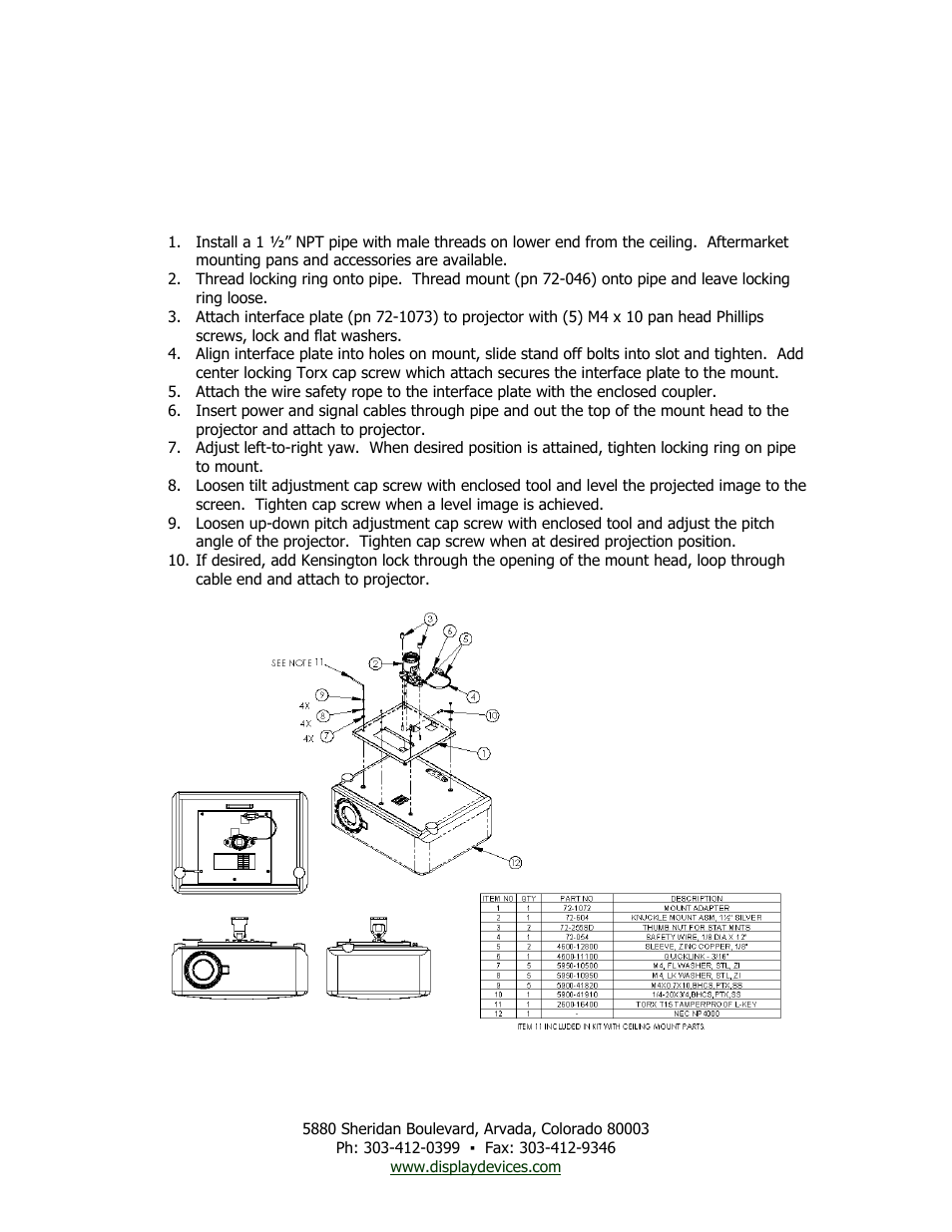 NEC NP4100 User Manual | Page 2 / 2