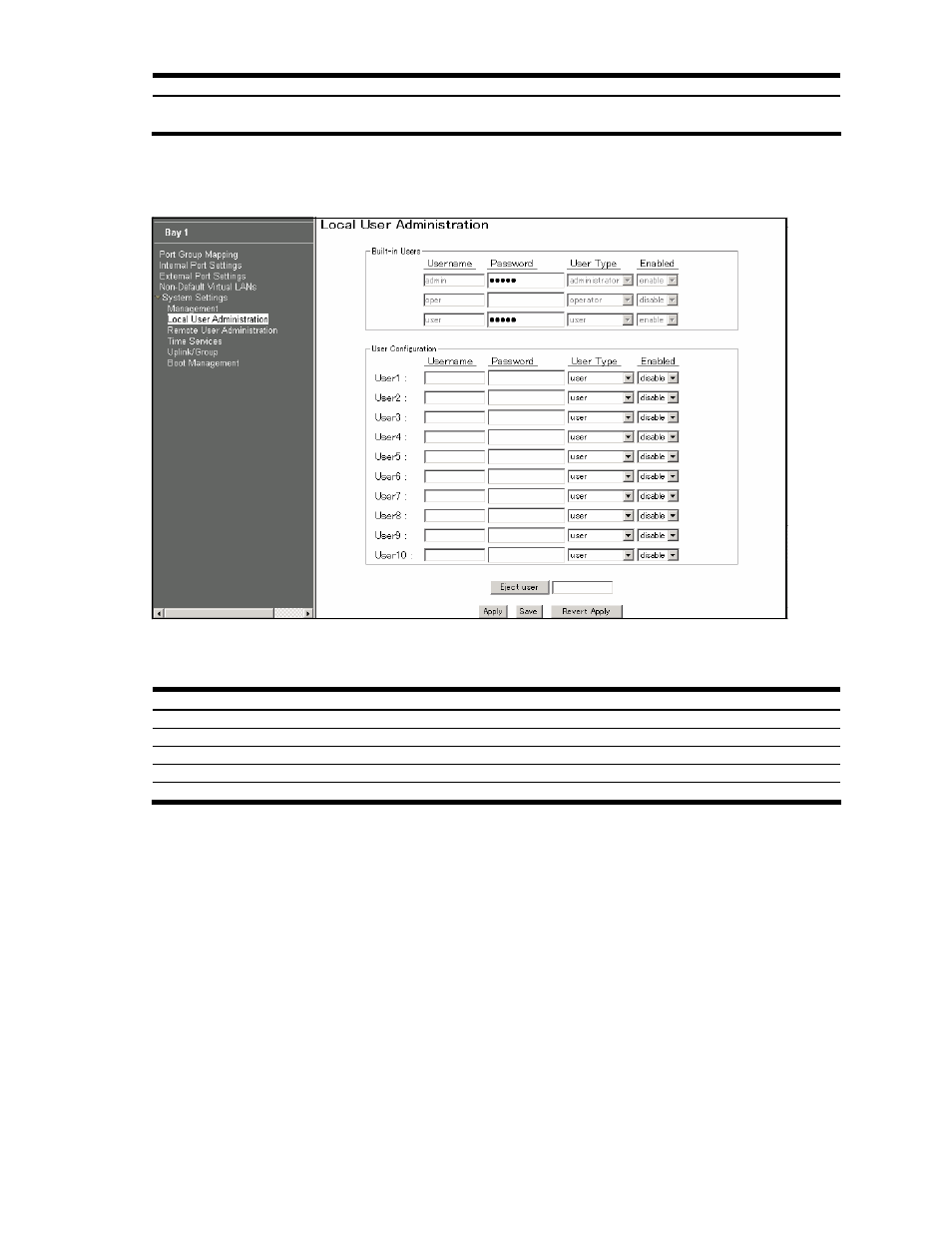 Local user administration | NEC N8406-022A User Manual | Page 19 / 90