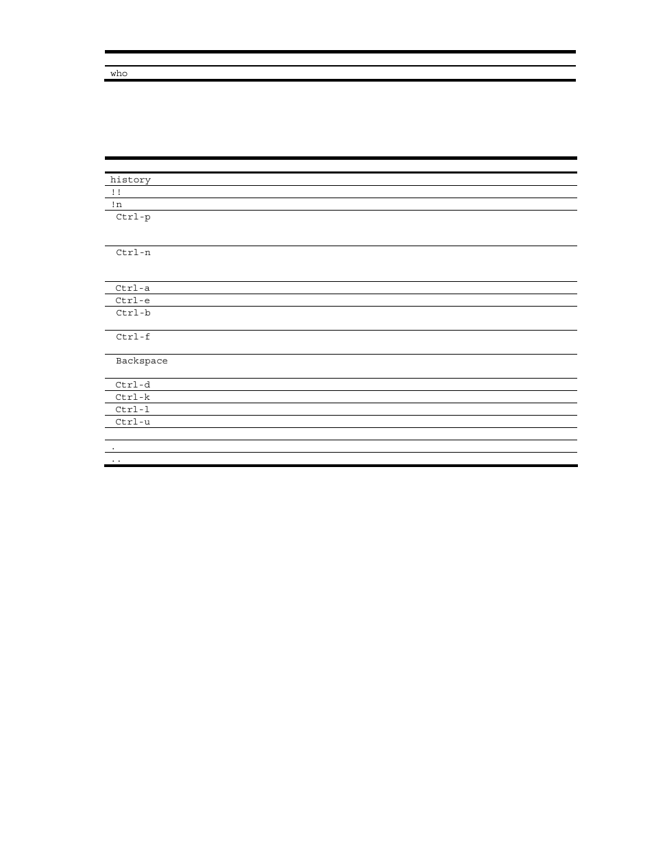 Command line history and editing | NEC N8406-022A User Manual | Page 29 / 90