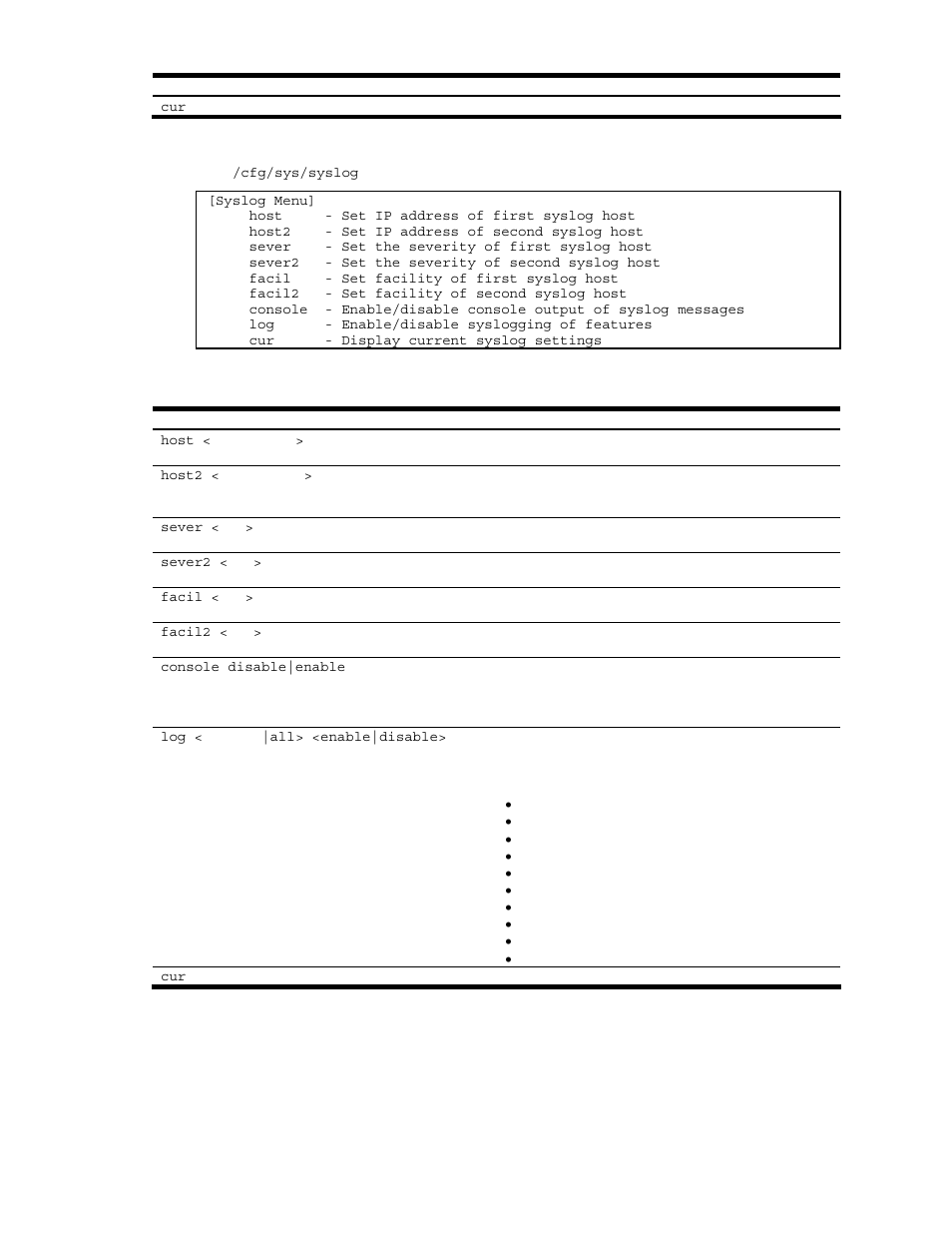 System host log configuration | NEC N8406-022A User Manual | Page 63 / 90