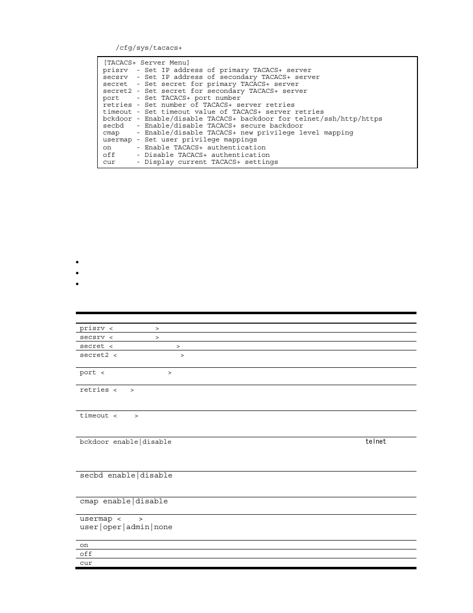 Tacacs+ server configuration | NEC N8406-022A User Manual | Page 66 / 90