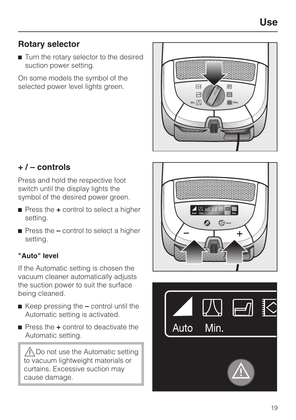 Rotary selector, Controls | NEC S 5000 User Manual | Page 19 / 44