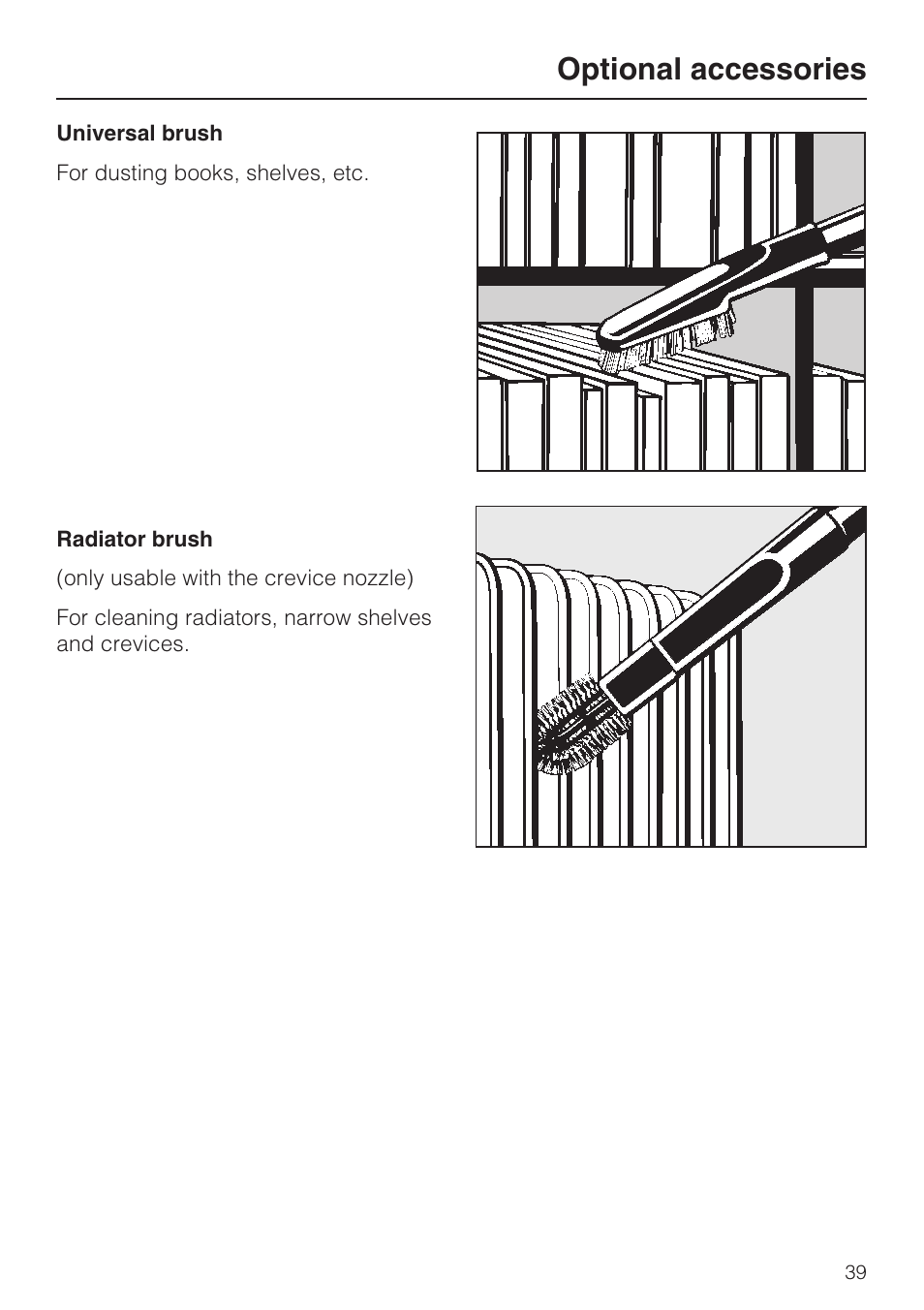 Optional accessories | NEC S 5000 User Manual | Page 39 / 44