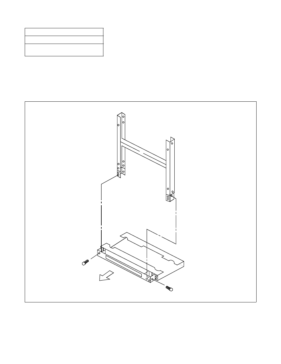 Nap 200-003 installation of main equipment, Floor standing installation, Nap 200-003 | Installation of main equipment, Figure 003-1, Connection of rack parts and base, Nap- 200-003 | NEC NEAX2000 IVS ND-45492 User Manual | Page 40 / 173