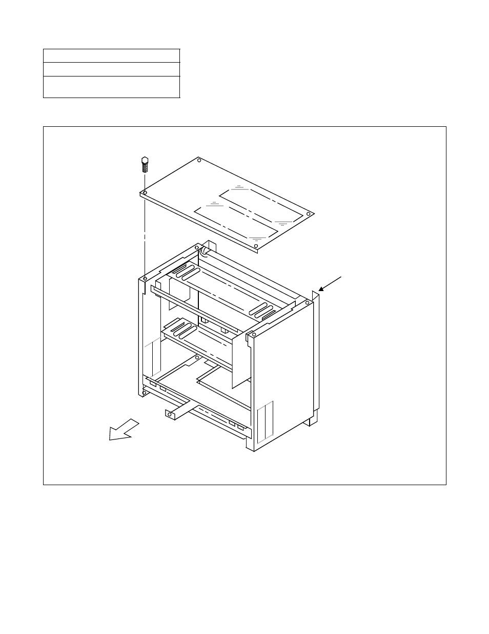 Figure 003-8, Mounting of the top cover | NEC NEAX2000 IVS ND-45492 User Manual | Page 47 / 173