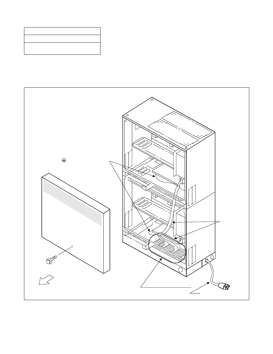 Figure 003-11, Ac cord-b and ac power cable wiring, For multiple pim syst | For multiple pim | NEC NEAX2000 IVS ND-45492 User Manual | Page 52 / 173