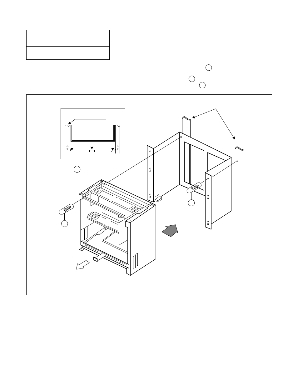 Figure 003-26, Mounting the pim to the 19-inch rack (1 of 2) | NEC NEAX2000 IVS ND-45492 User Manual | Page 70 / 173