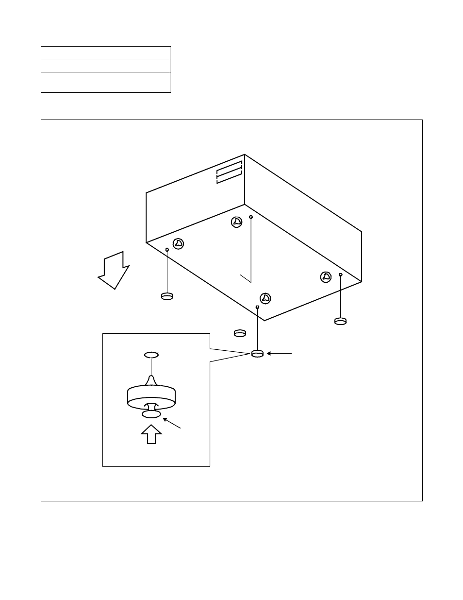 Figure 003-30, Connecting the rubber foot to the pim | NEC NEAX2000 IVS ND-45492 User Manual | Page 76 / 173