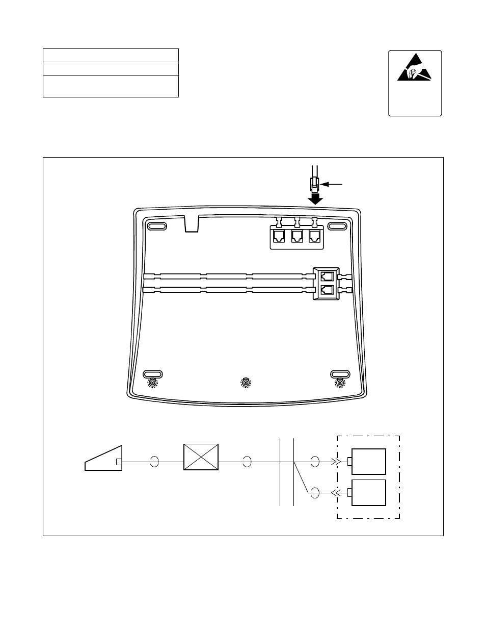 Figure 004-8, Cable connection to the sn716 deskcon | NEC NEAX2000 IVS ND-45492 User Manual | Page 85 / 173