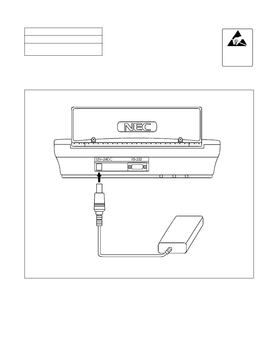 Figure 004-9, Ac-dc adapter connection to the sn716 deskcon | NEC NEAX2000 IVS ND-45492 User Manual | Page 86 / 173