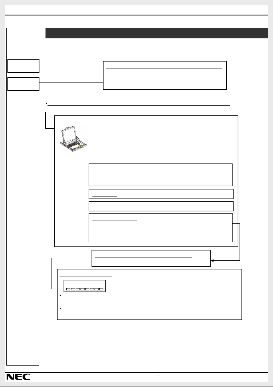 17 inch lcd console unit, Lcd console unit, Server switch unit | NEC R320A-E4 User Manual | Page 13 / 23