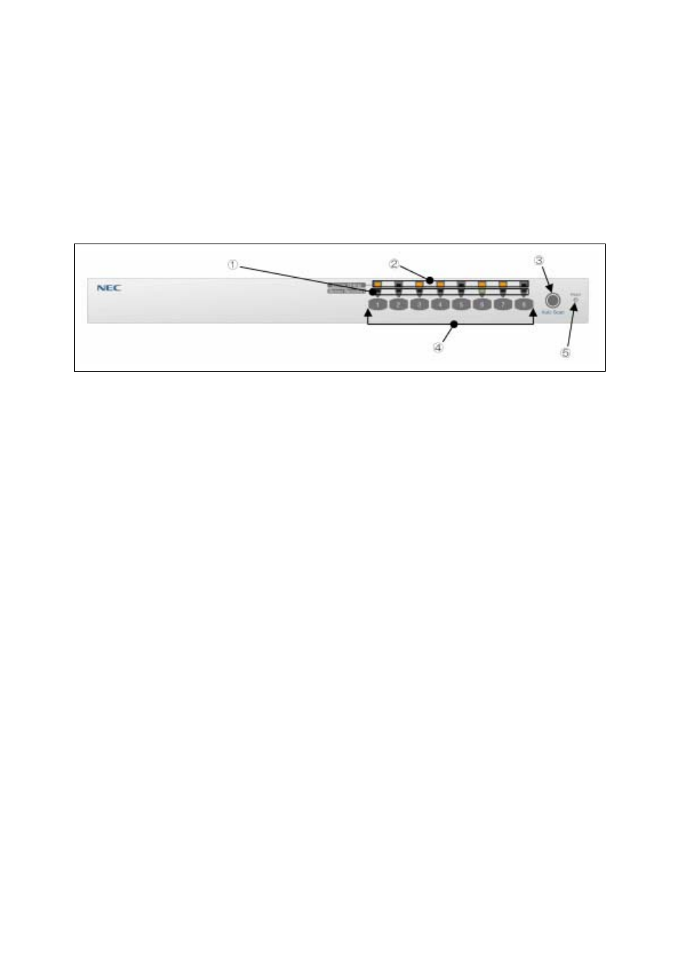 各部の名称とはたらき, 装置前面（コンソールパネル側 | NEC Sever Switch Unit N8191-09 User Manual | Page 31 / 104