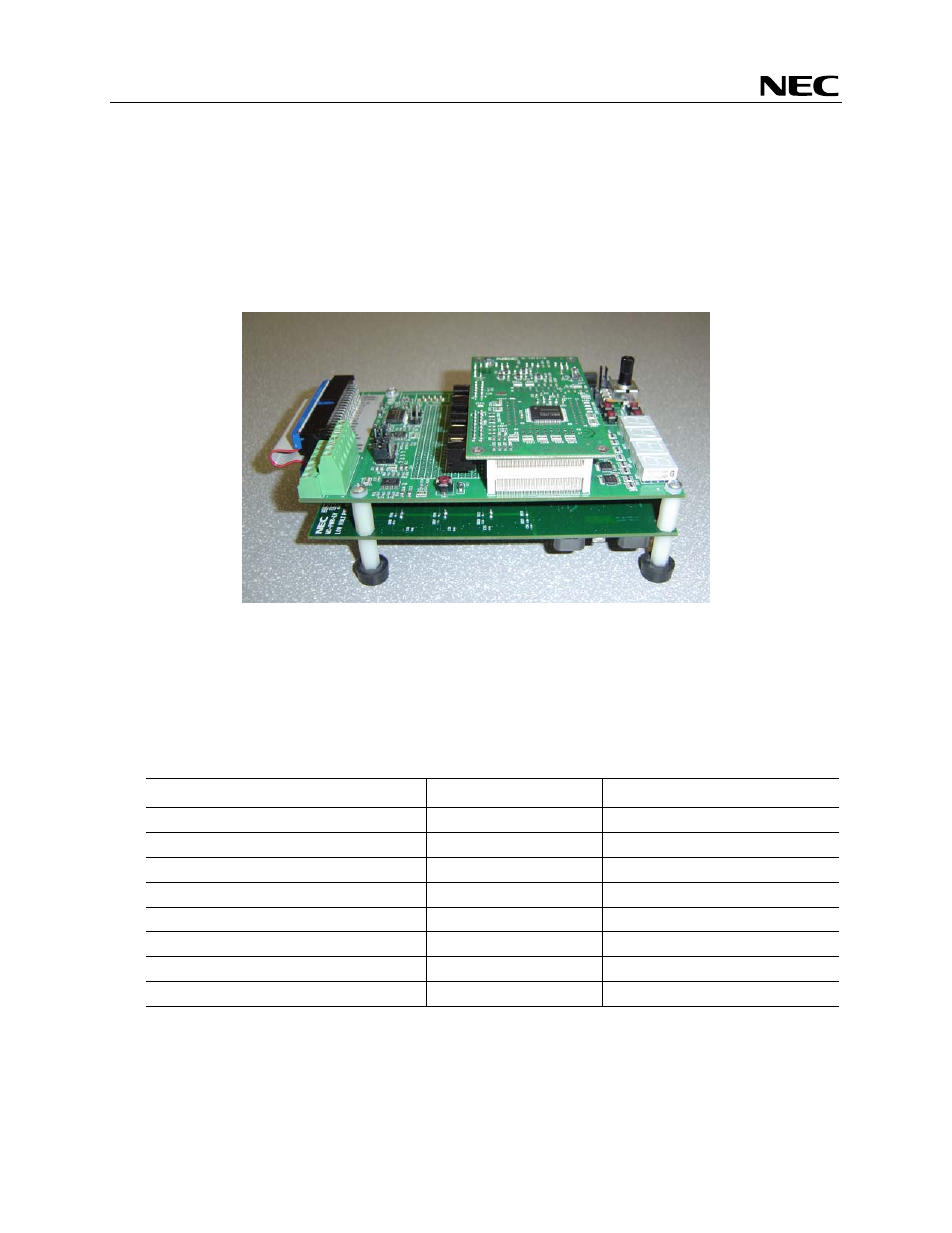 Hardware setup | NEC EU1V0UM00 User Manual | Page 8 / 19