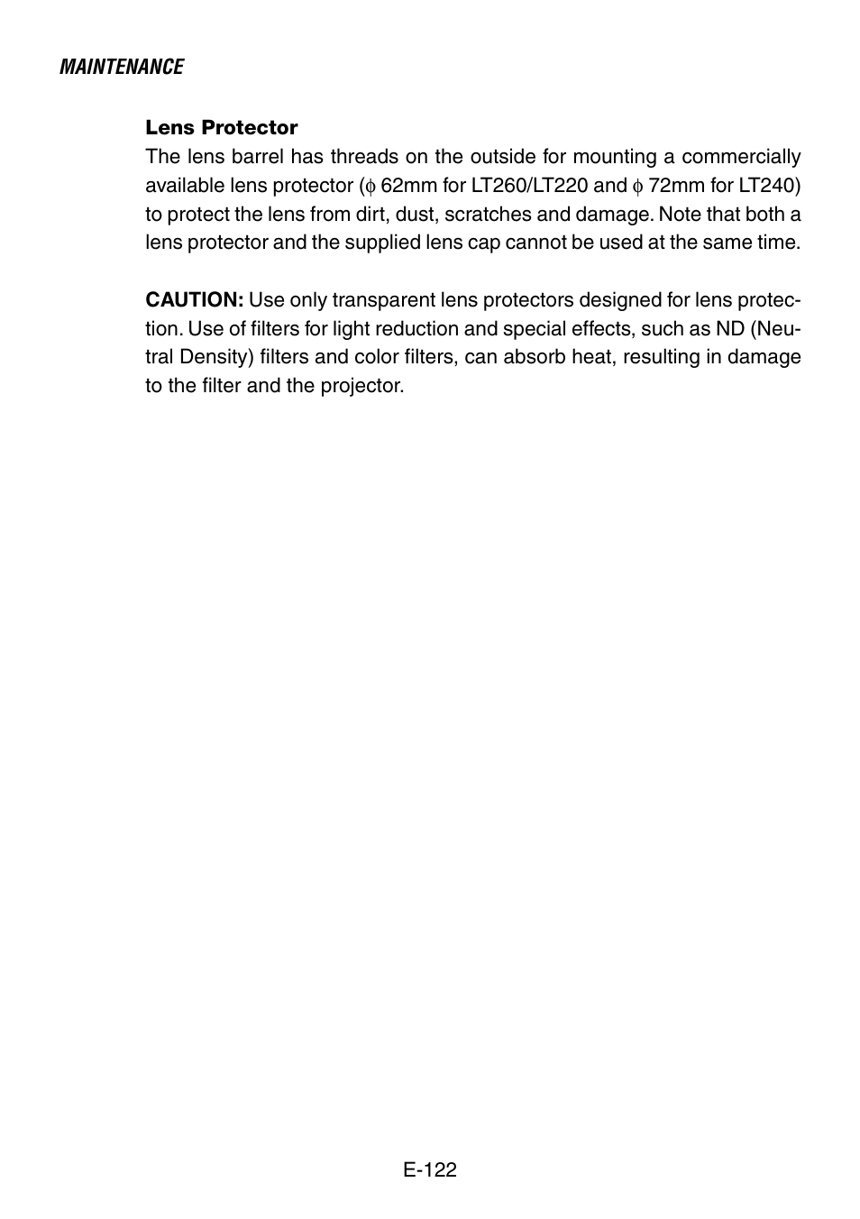 NEC LT260 User Manual | Page 122 / 149