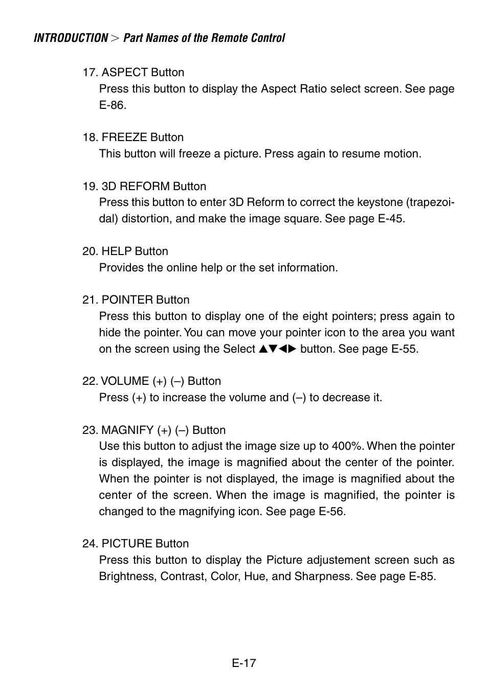 NEC LT260 User Manual | Page 17 / 149