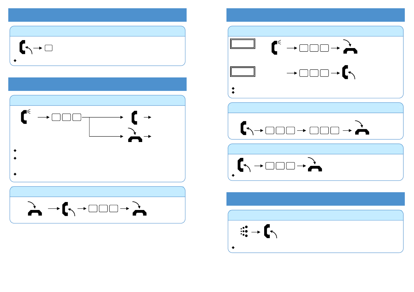 If your call doesn’t go through, Answering calls | NEC Single Line Telephone User Manual | Page 4 / 4