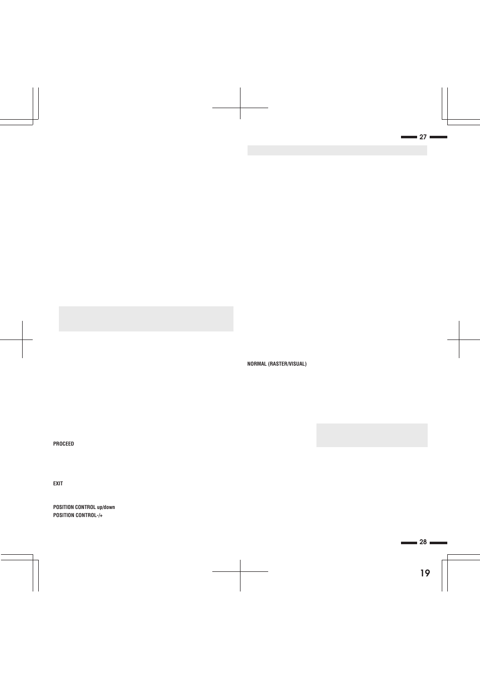 Operation | NEC R 37 Xtra User Manual | Page 19 / 38