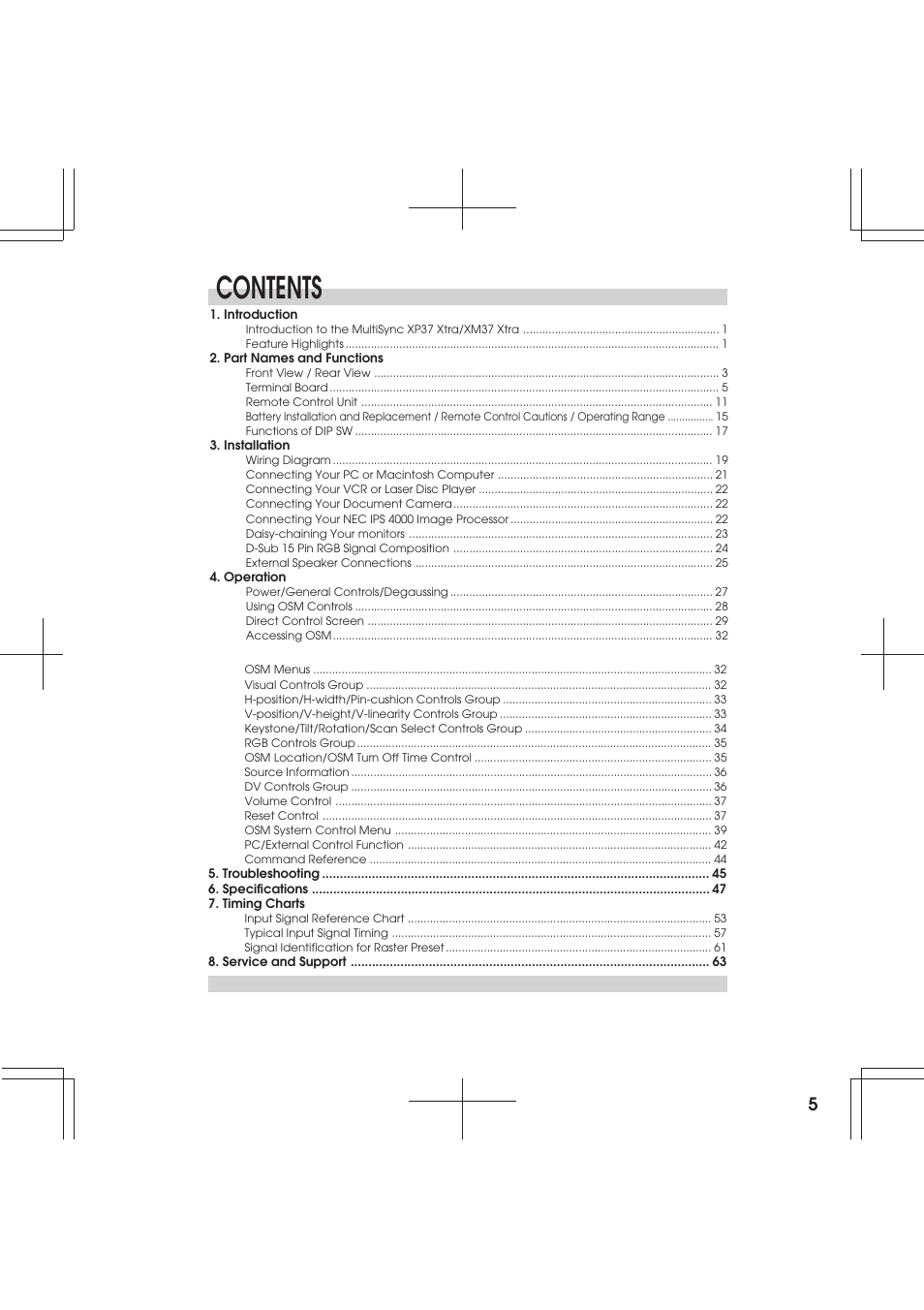 NEC R 37 Xtra User Manual | Page 5 / 38