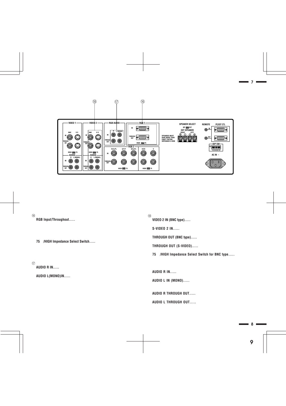 78 terminal board | NEC R 37 Xtra User Manual | Page 9 / 38