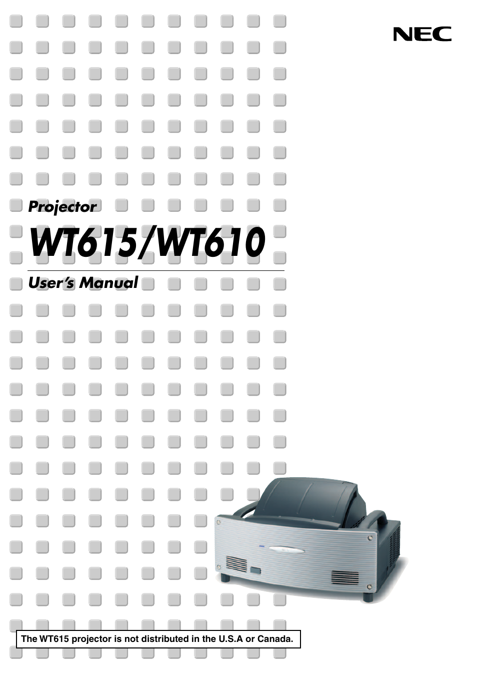 NEC WT615 User Manual | 159 pages