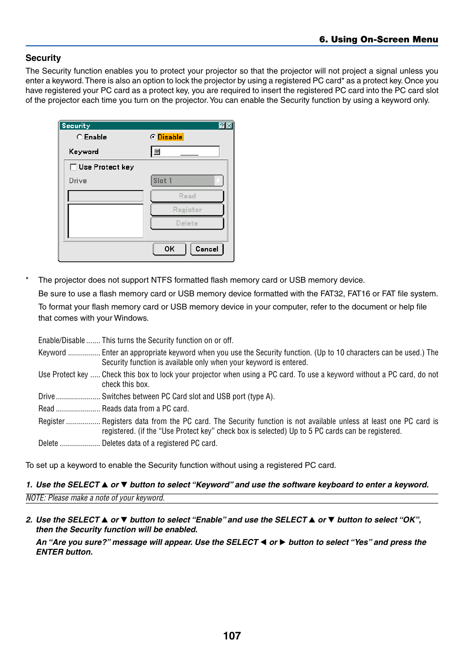 NEC WT615 User Manual | Page 114 / 159