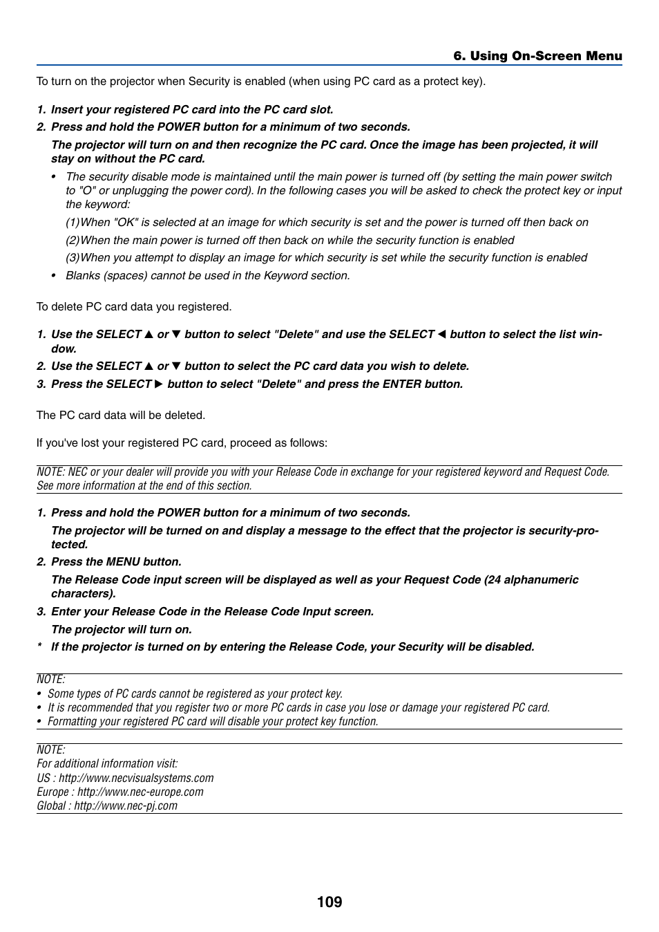 NEC WT615 User Manual | Page 116 / 159