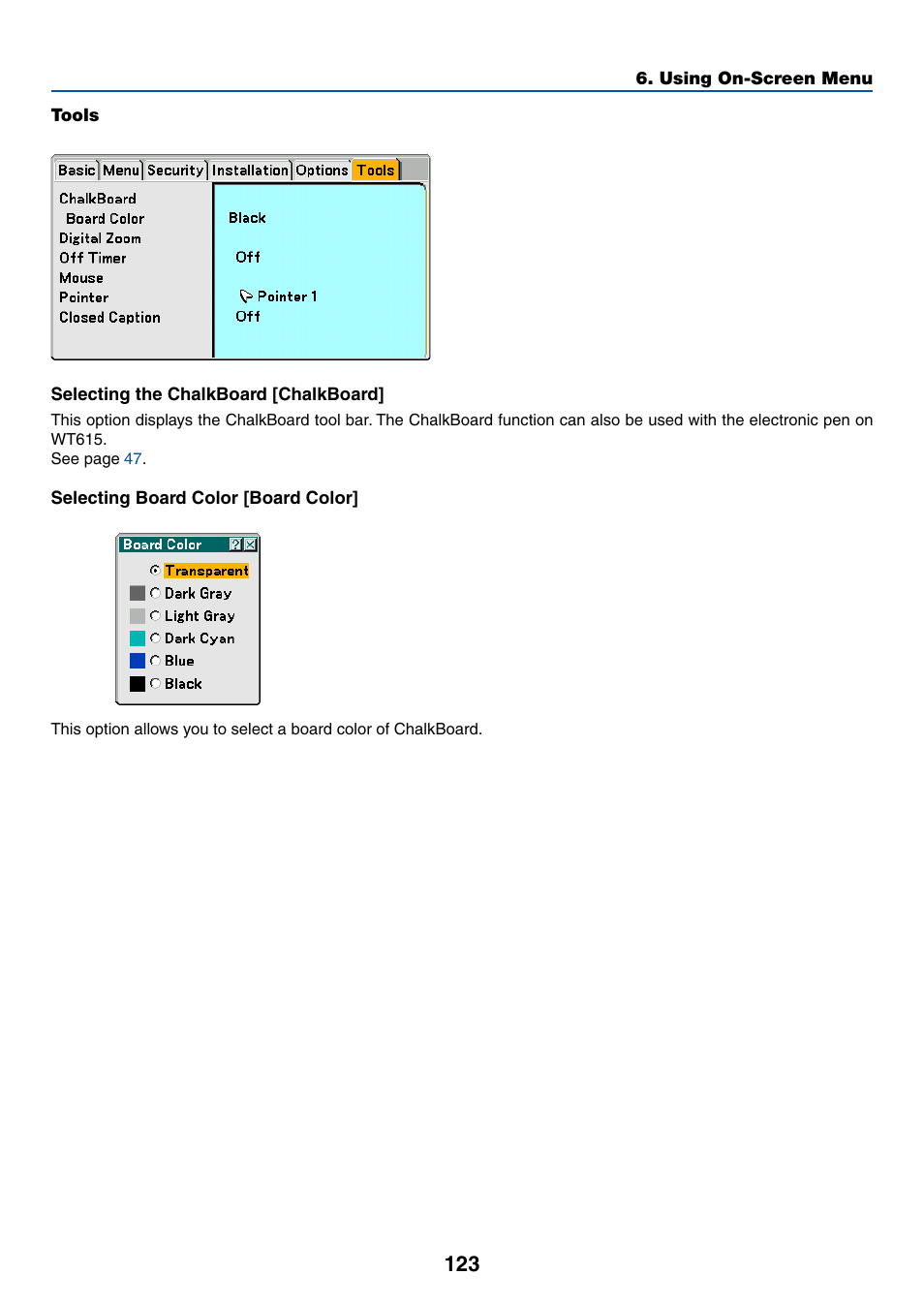 NEC WT615 User Manual | Page 130 / 159