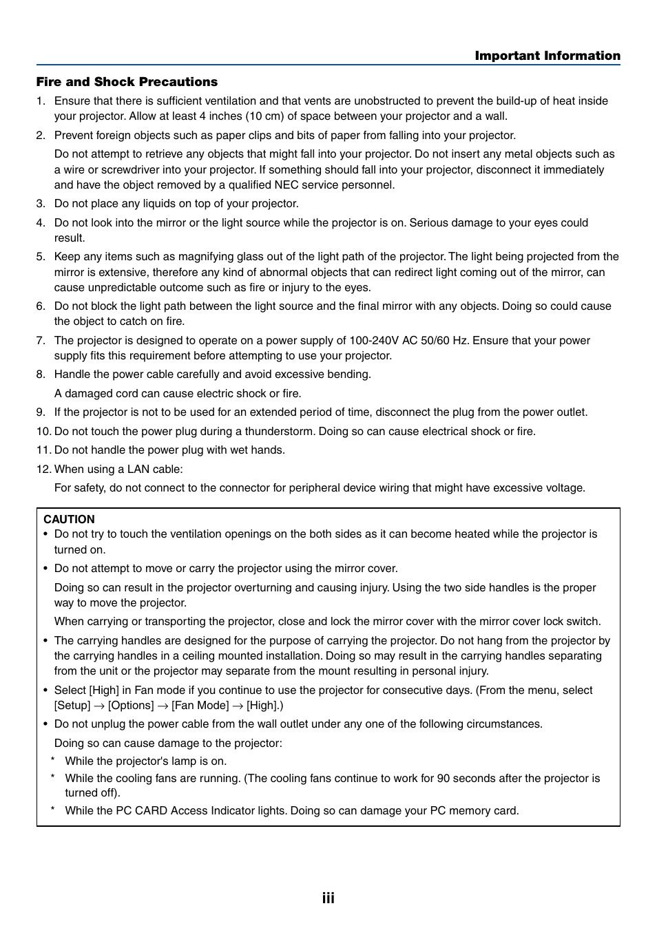 NEC WT615 User Manual | Page 4 / 159