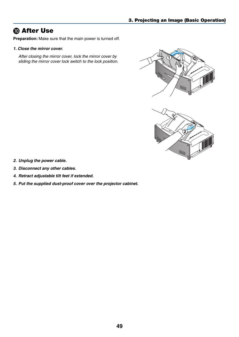 Μ after use | NEC WT615 User Manual | Page 56 / 159
