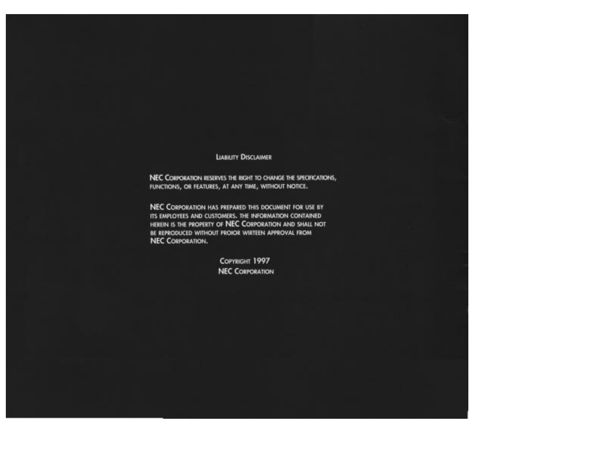 NEC 2000IVX User Manual | Page 2 / 44